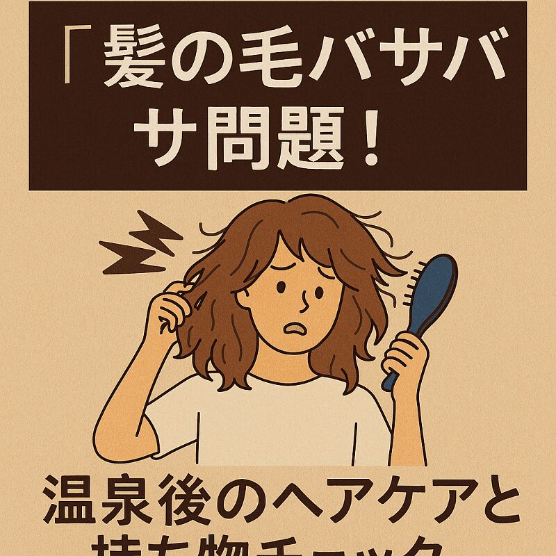 日帰り温泉　髪　ぱさぱさ　東濃温泉ガイド